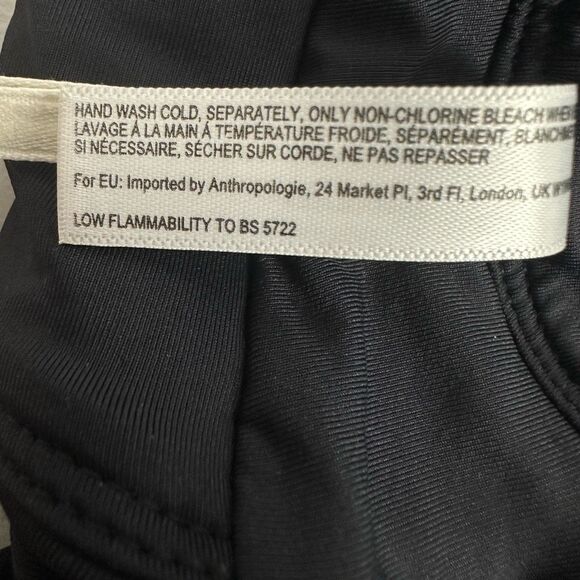 Anthropologie Zinnia Plunge Black Swimsuit size XL - Picture 12 of 13
